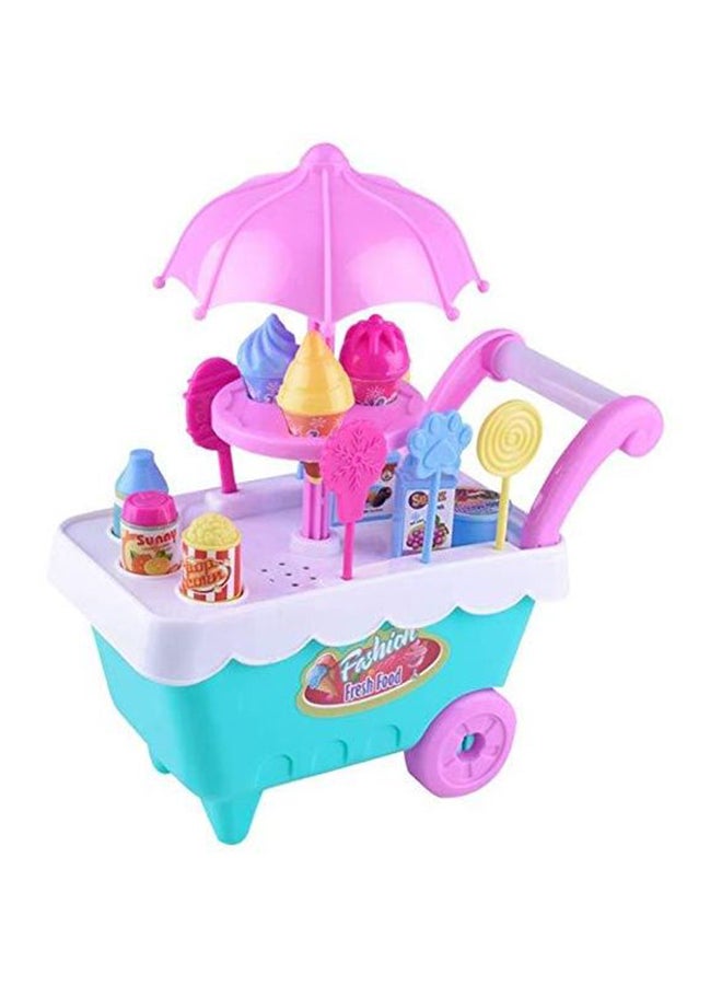 Candy Ice Cream Trolley Toy 20x8x14cm