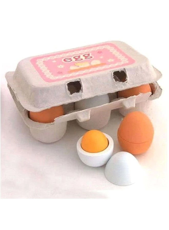 6-Piece Eggs Yolk Pretend Toy