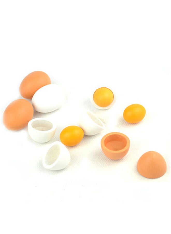 6-Piece Eggs Yolk Pretend Toy