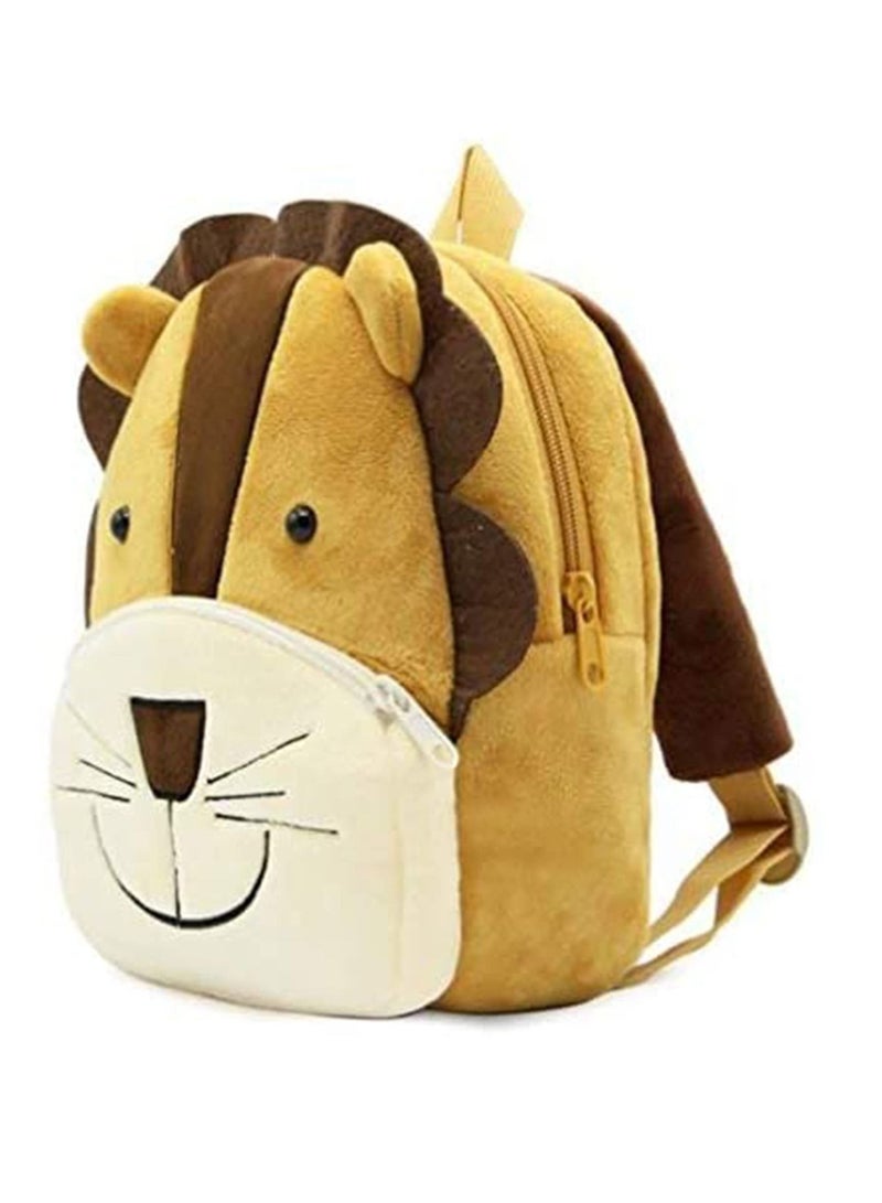 Kid Backpack, Toddler Backpack for Girls Boys, Cute Preschool Bag Plush Animal Cartoon Mini Travel Baby Girl Boy 2-6 Years(Lion)