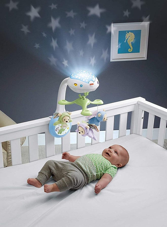 Butterfly Dreams 3-in-1 Projection Mobile Crib Toy 3.7x15.8x11inch