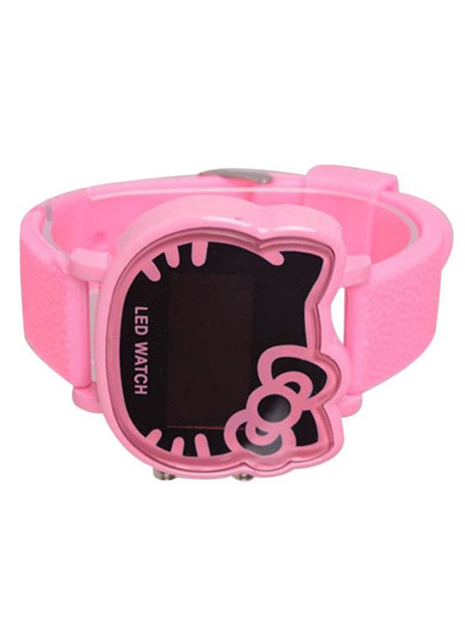 Cute Cartoon Cat Shape Electronic Watch