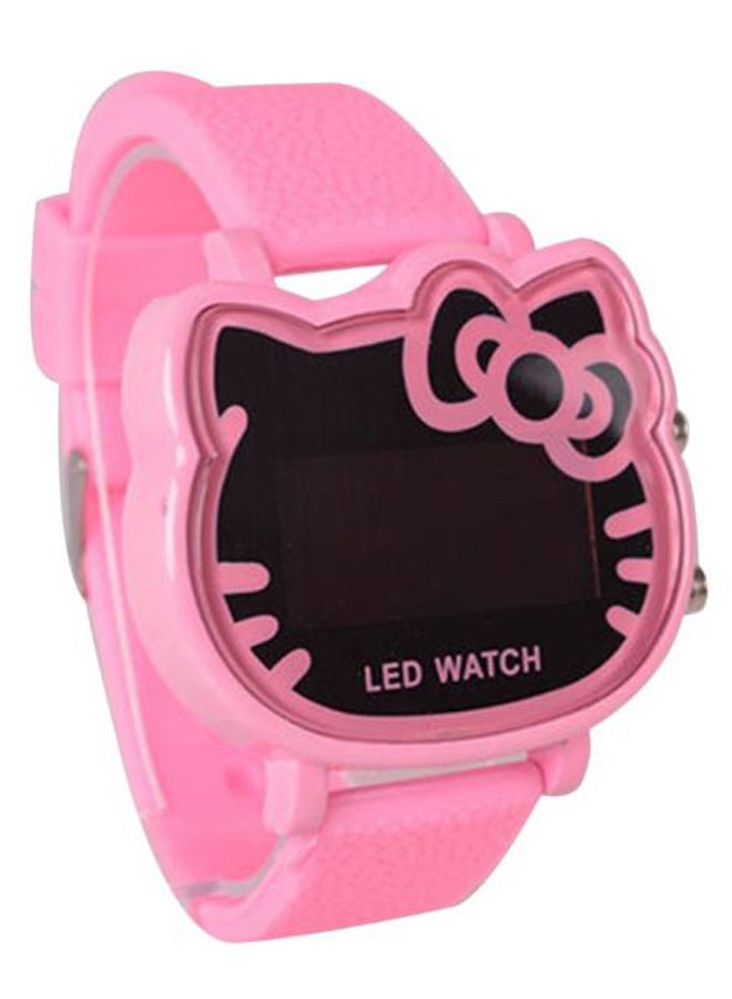 Cute Cartoon Cat Shape Electronic Watch