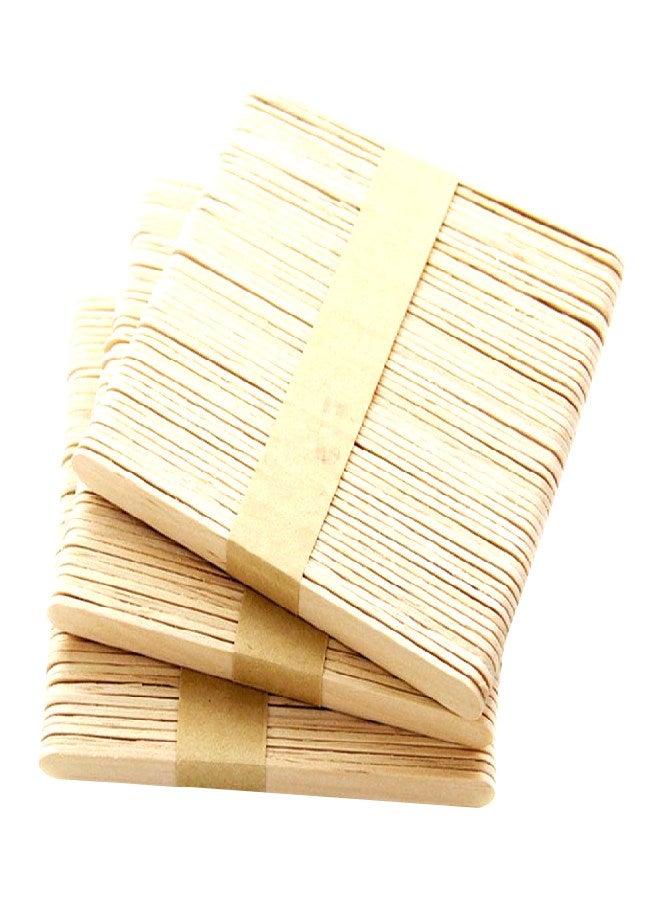 50-Piece DIY Wood Popsicle Stick