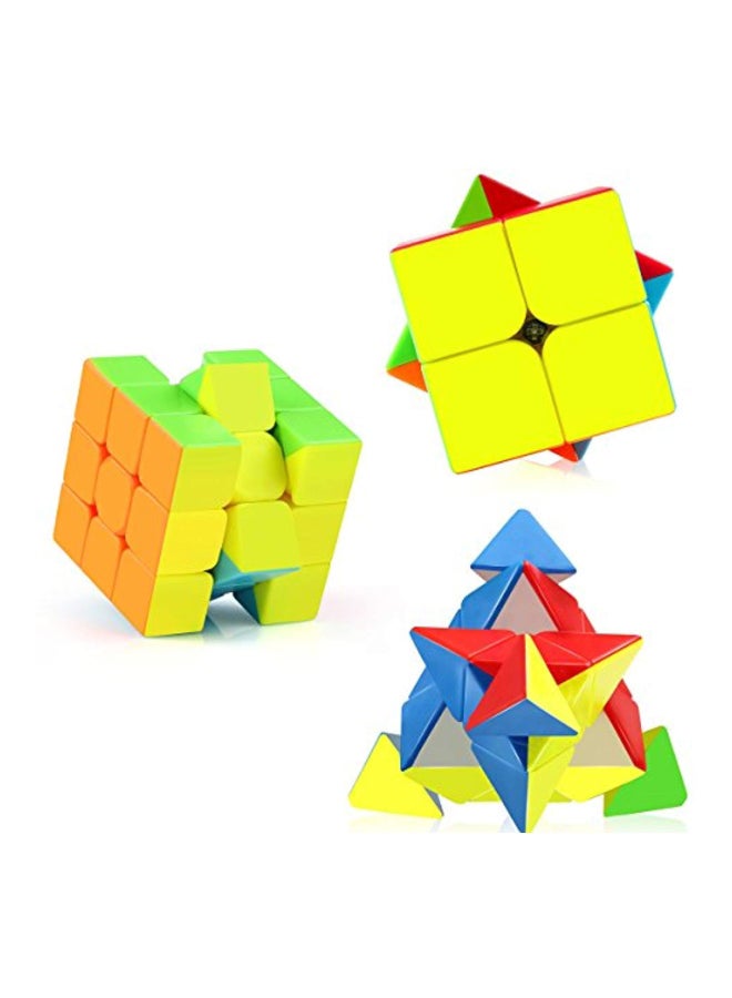 3-Piece Stickerless Rubik's Cube AM-TG413