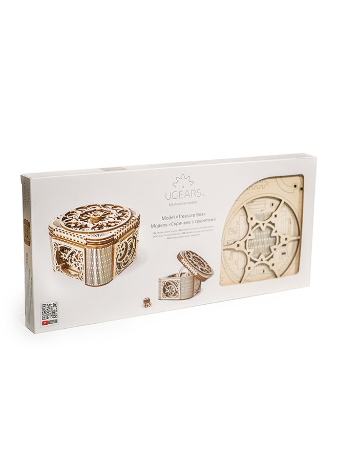 Wooden Treasure Box Puzzle Set