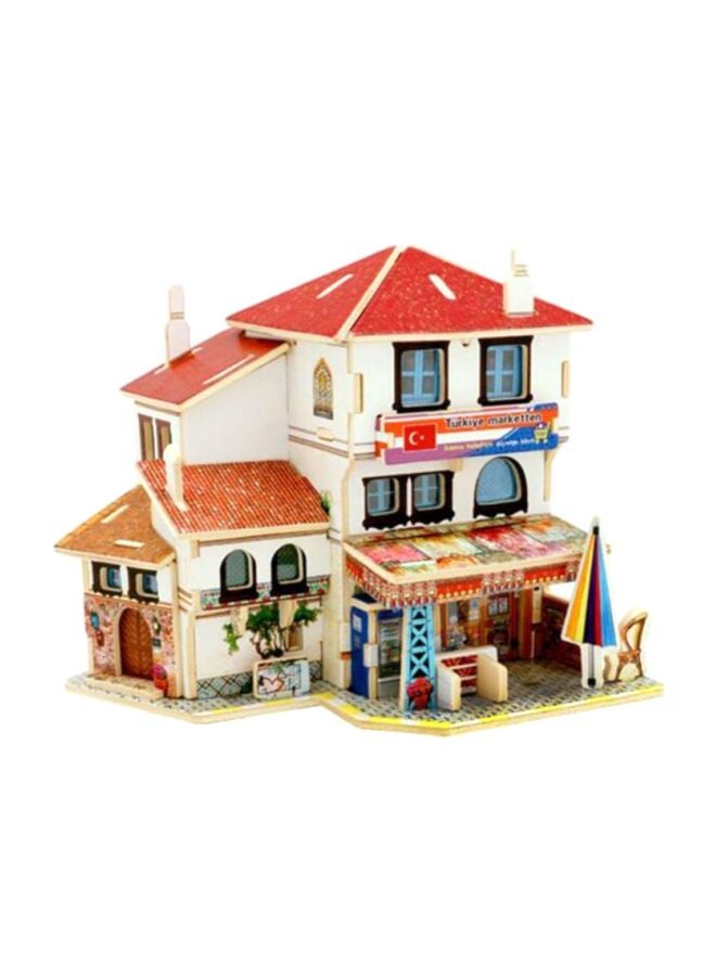 3D Wooden Puzzle House