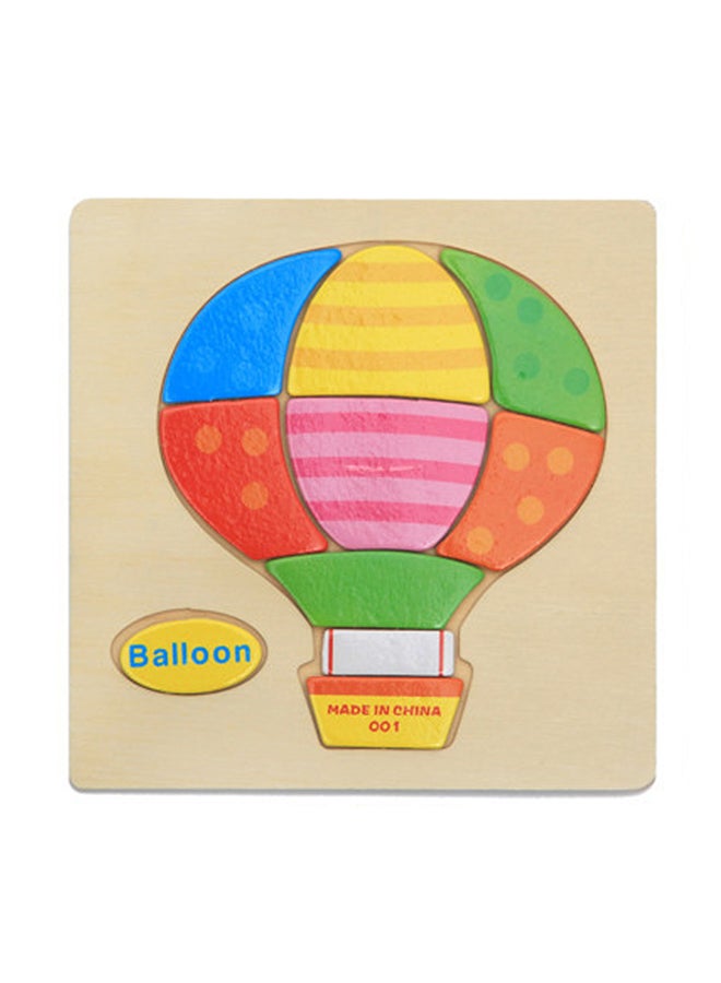 Balloon Wooden 3D Puzzle 14.8 x 14.8 x 0.5cm