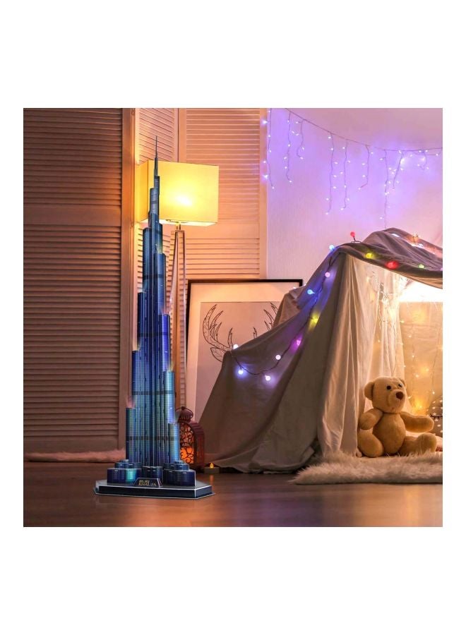 136-Piece LED Burj Khalifa 3D Puzzle L133h 146x39x34cm