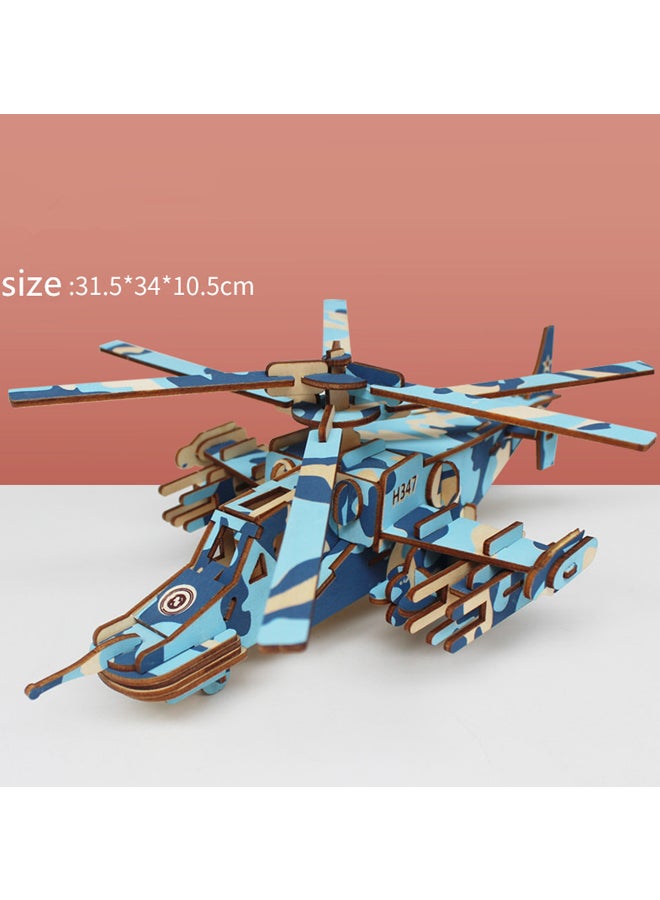 3D Helicopter Puzzle 31.5x34x10.5cm