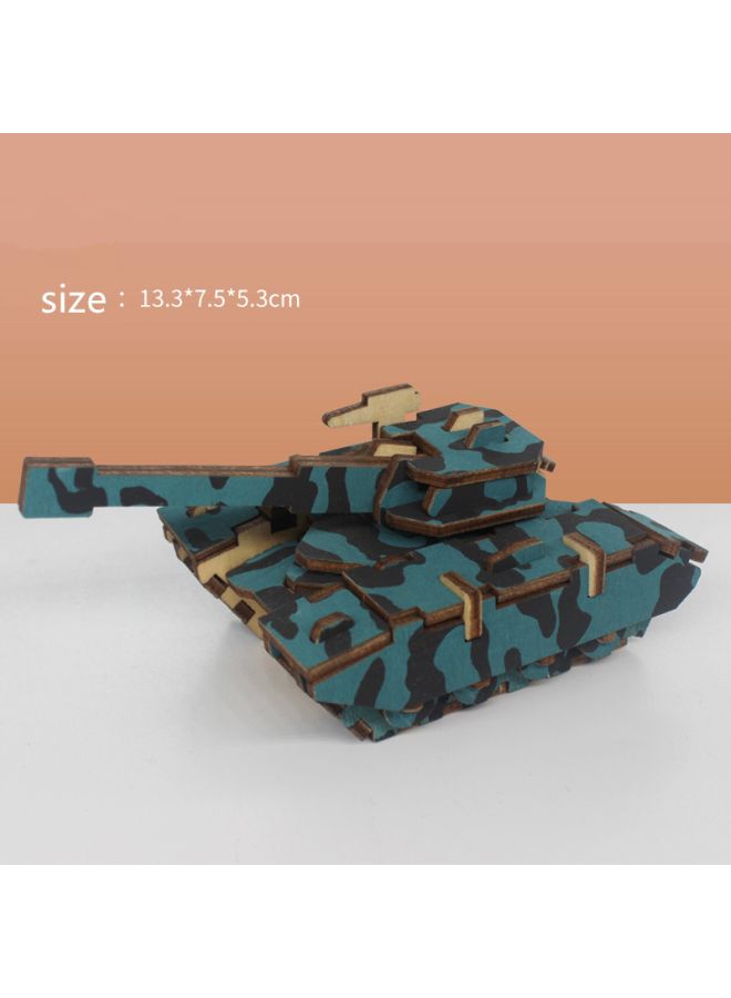 Military Tank Model 3D Puzzle 13.3x7.5x5.3cm
