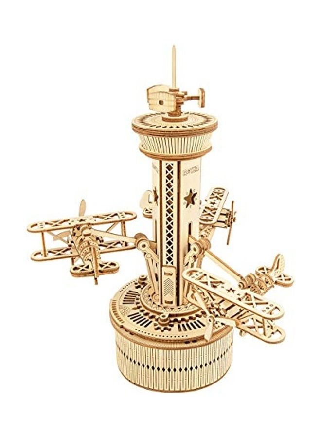 3D Wooden Puzzles DIY Musical Box Building Kit Mechanical Models to Build (Victorian Lantern) 11.8inch