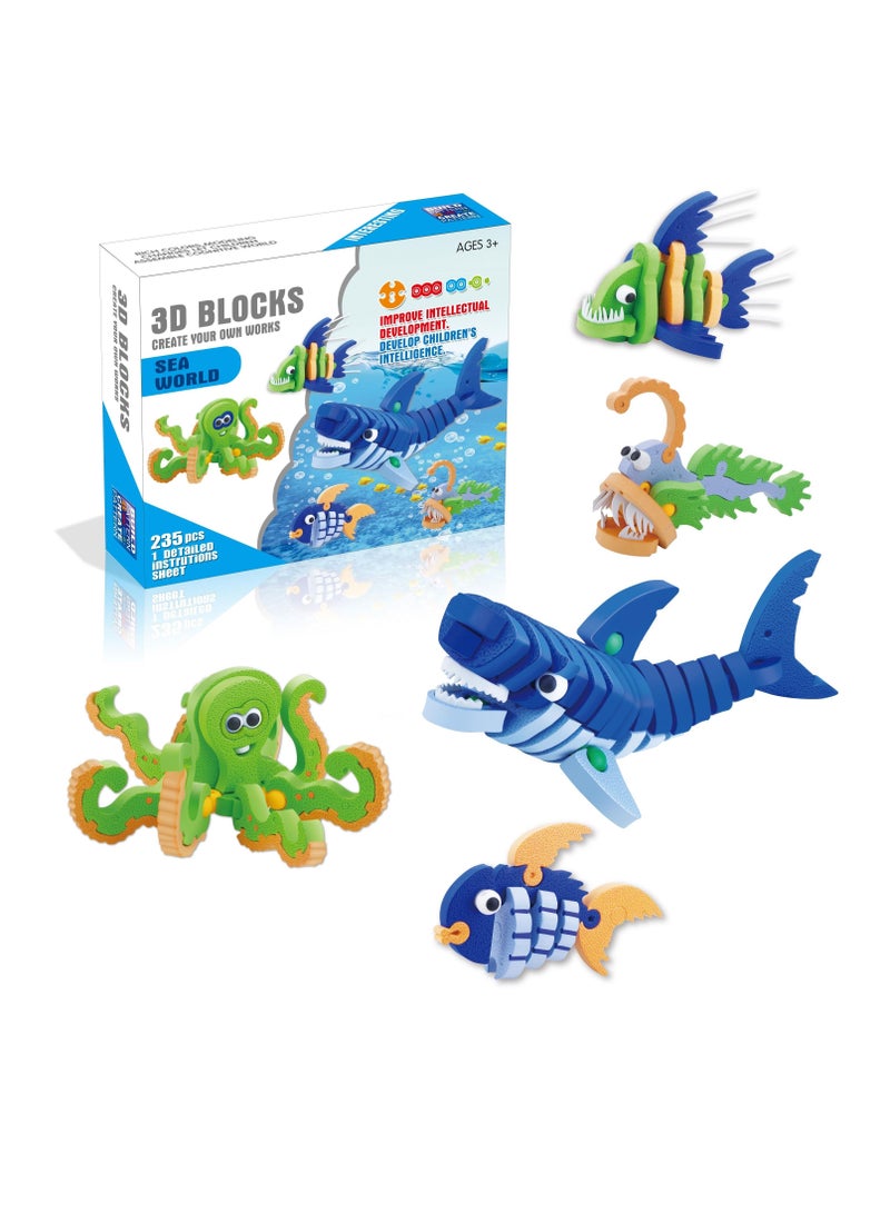 Brain Giggles Underwater 3D Puzzle (235 Pcs)