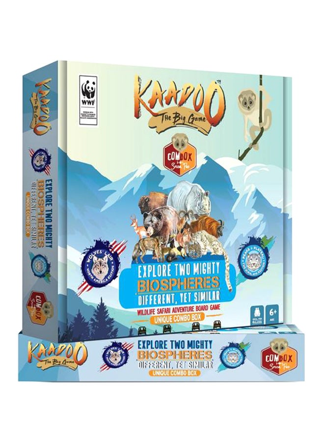2-In-1 Explore Two Mighty Safari Board Game