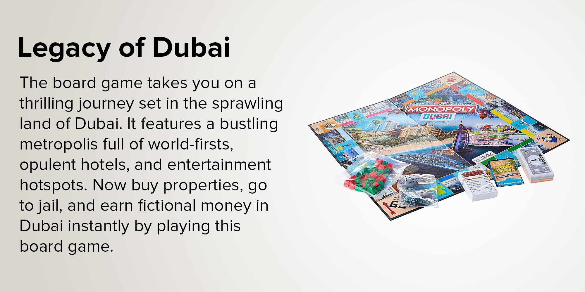 Dubai Official Games Range Hasbro Board Game For Adults And Teens Indoor Home Game 2 To 6 Players