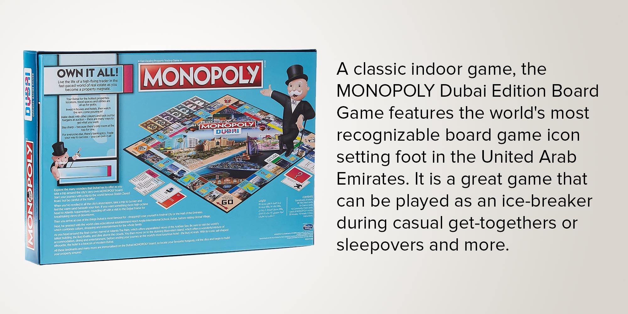 Dubai Official Games Range Hasbro Board Game For Adults And Teens Indoor Home Game 2 To 6 Players