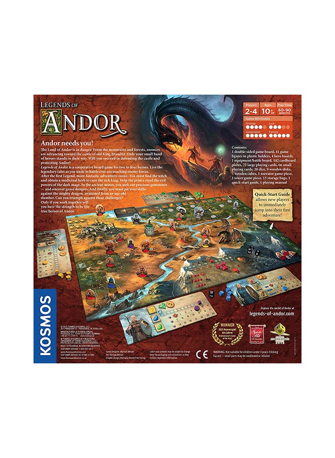 Legends Of Andor (Base Game) 11.6 x 2.8 x 11.6inch