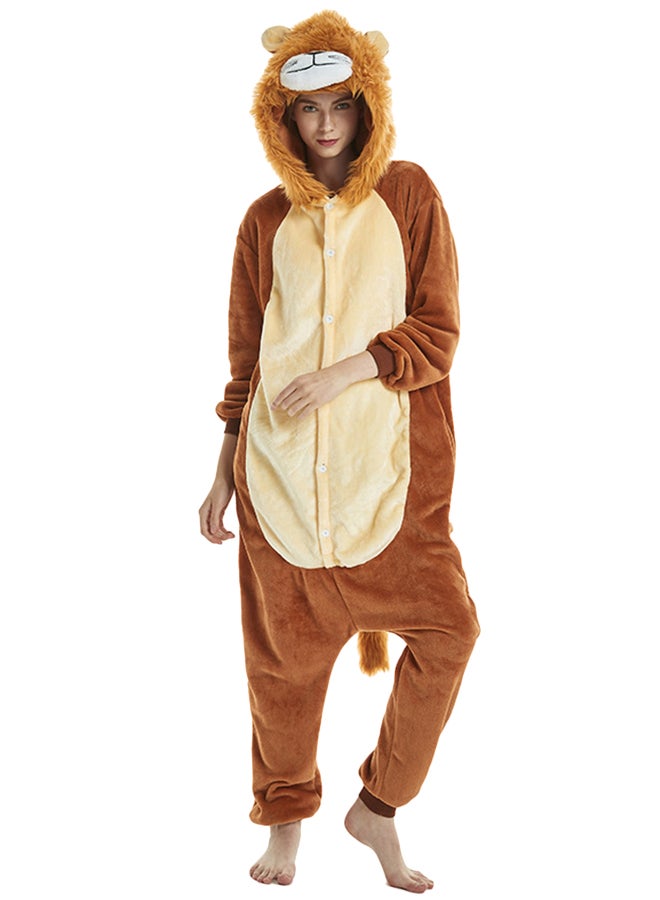 Lion Onesie Brown