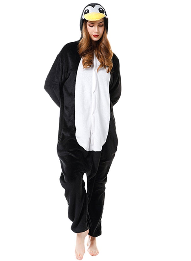 Penguin Onesie Black