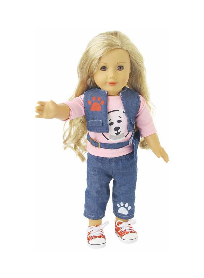 18 Inch American Girl Doll Clothes Denim Suit
