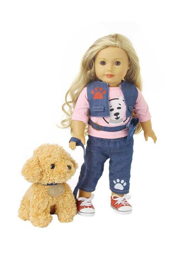 18 Inch American Girl Doll Clothes Denim Suit
