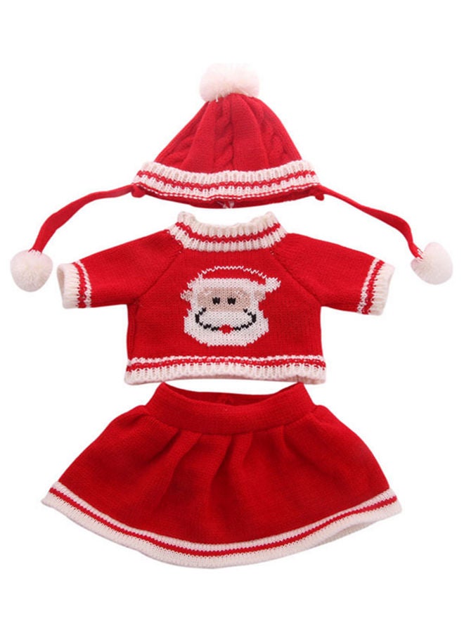 3-Piece American Doll Clothes Sweater Set 18inch