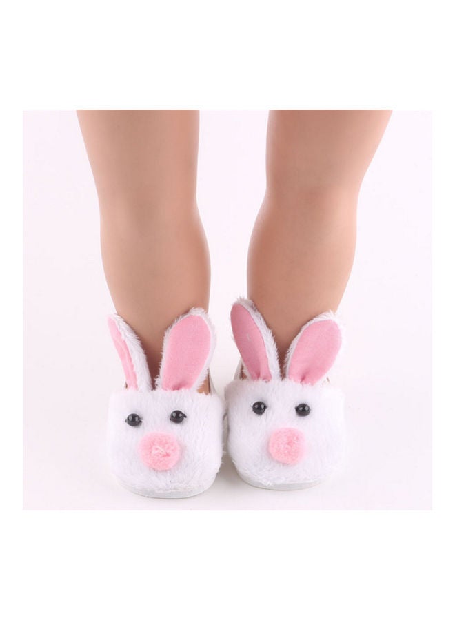American Doll Rabbit Slippers 18inch