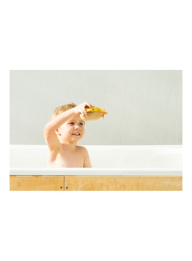 Wooden Submarine 12.4x9.8x6cm