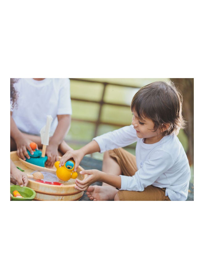 Wooden Submarine 12.4x9.8x6cm