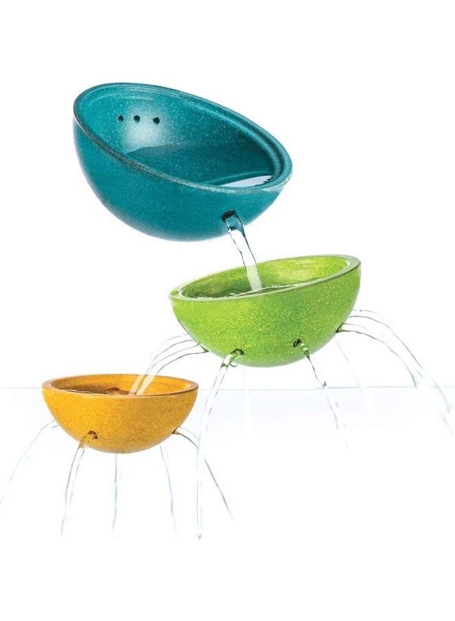 Wooden Fountain Bowl Set 13x13x5.9cm