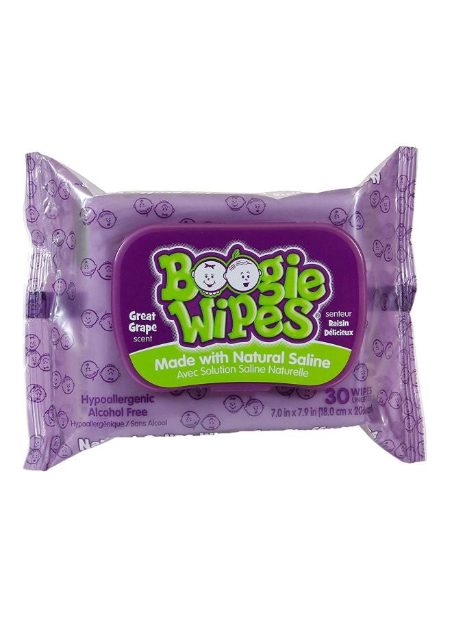 Great Grape Scented Wipes 12 Packs x 30 Wipes, 360 Count