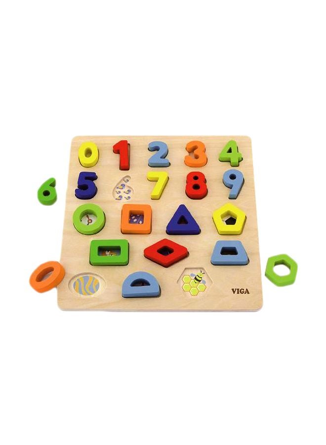 Shapes And Numbers Block Puzzle