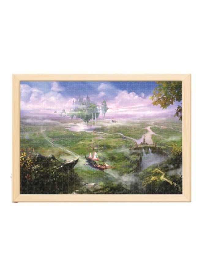 1000-Piece Jigsaw Puzzle With Photo Frame Set 75x50cm