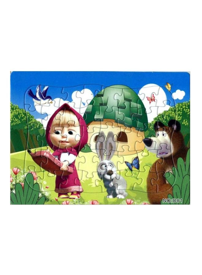 40 Pieces Cartoon Jigsaw In 8 Patterns 21x28cm
