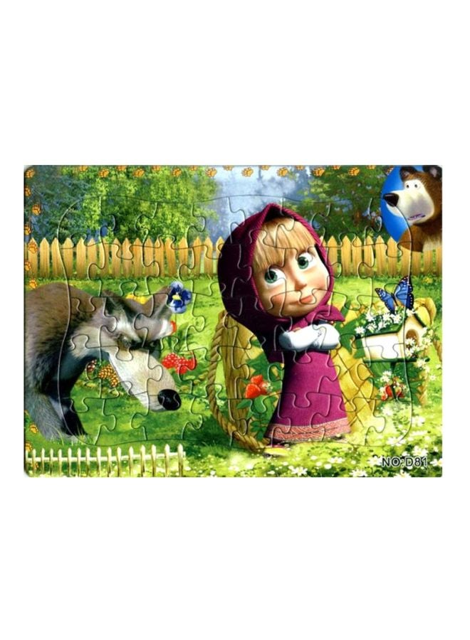 40 Pieces Cartoon Jigsaw In 8 Patterns 21x28cm