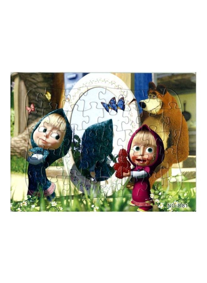 40 Pieces Cartoon Jigsaw In 8 Patterns 21x28cm