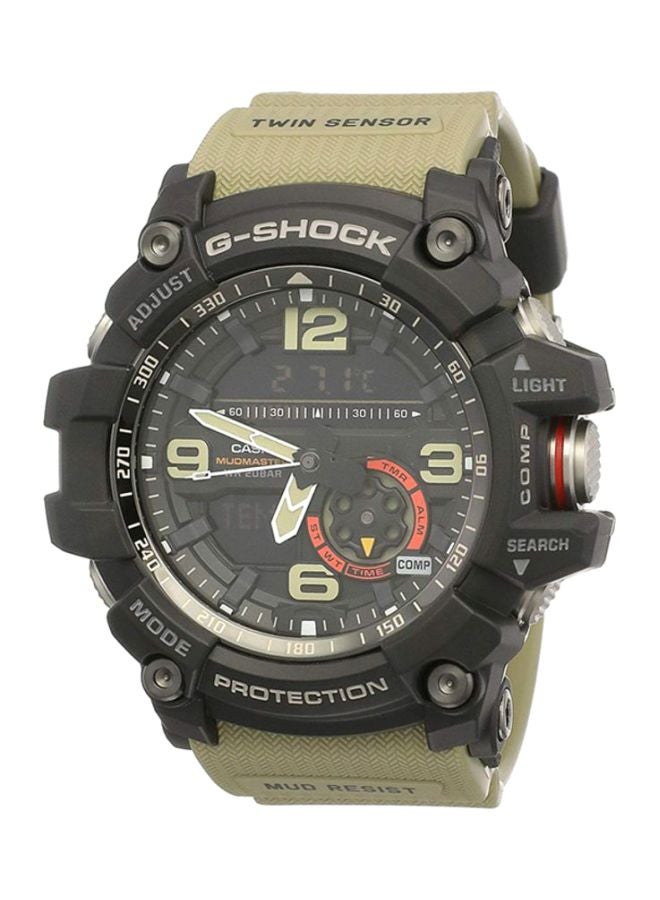 Men's Water Resistant Rubber Analog/Digital Watch GG-1000-1A5DR
