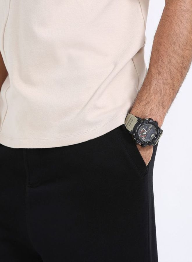 Men's Water Resistant Rubber Analog/Digital Watch GG-1000-1A5DR