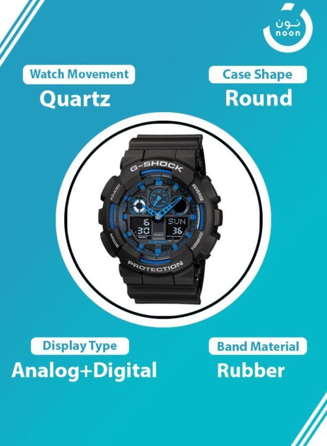 Men's Men's Resin Analog-Digital Watch GA-100-1A2 - 51.2 mm