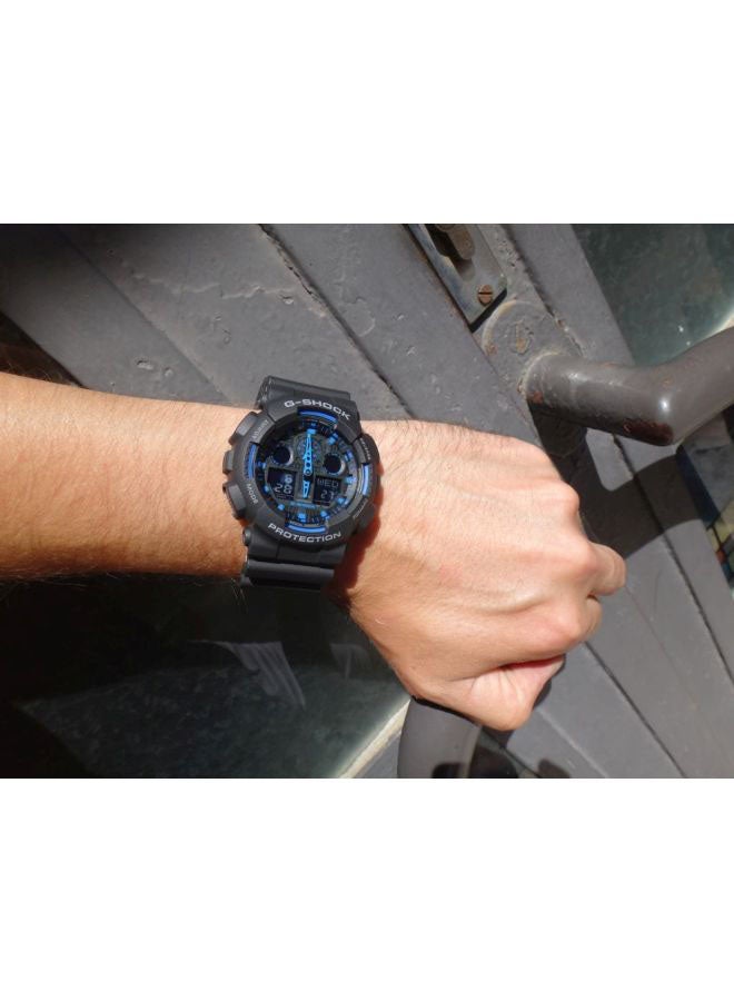 Men's Men's Resin Analog-Digital Watch GA-100-1A2 - 51.2 mm