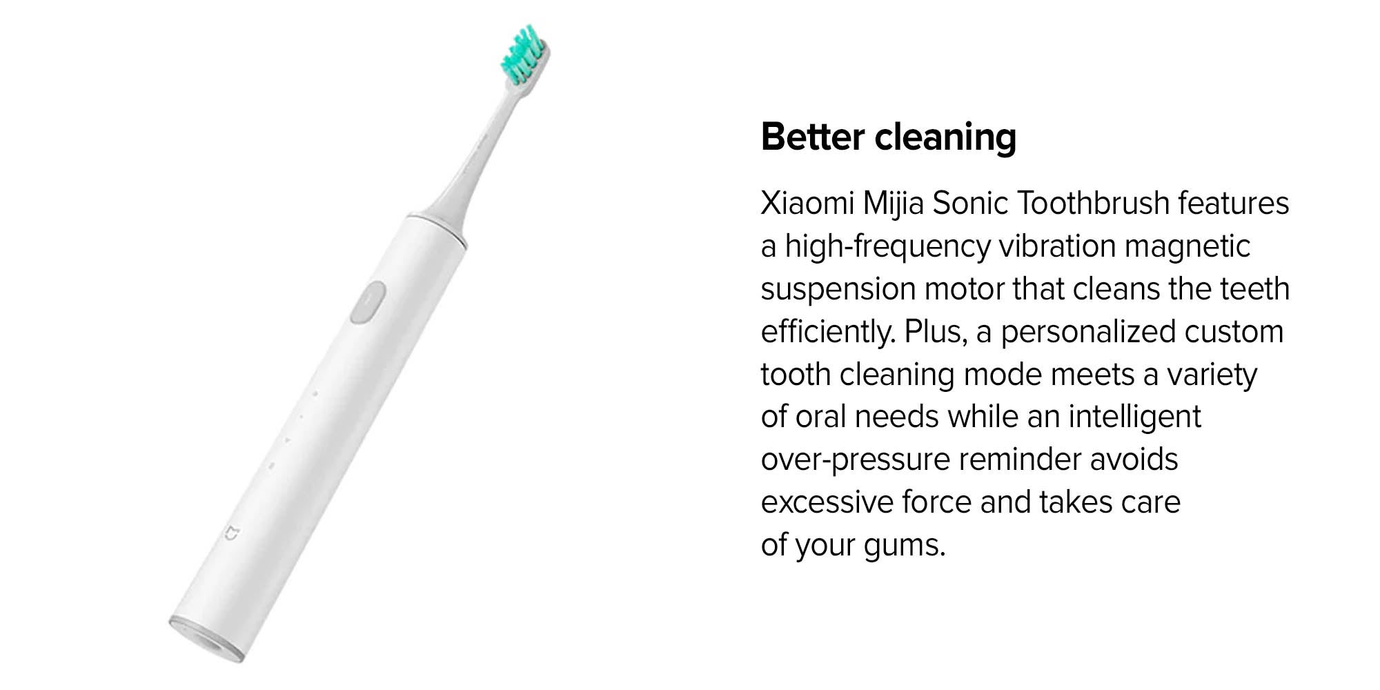 Mi Smart Electric Toothbrush T500 White 24.6 x 24.6 x 85.0mm