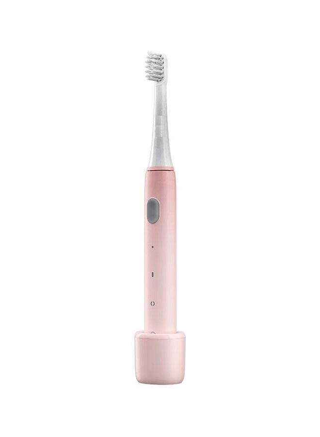 Ultrasonic Waterproof Electric Toothbrush Pink/White 21.85x1.9x2.3cm