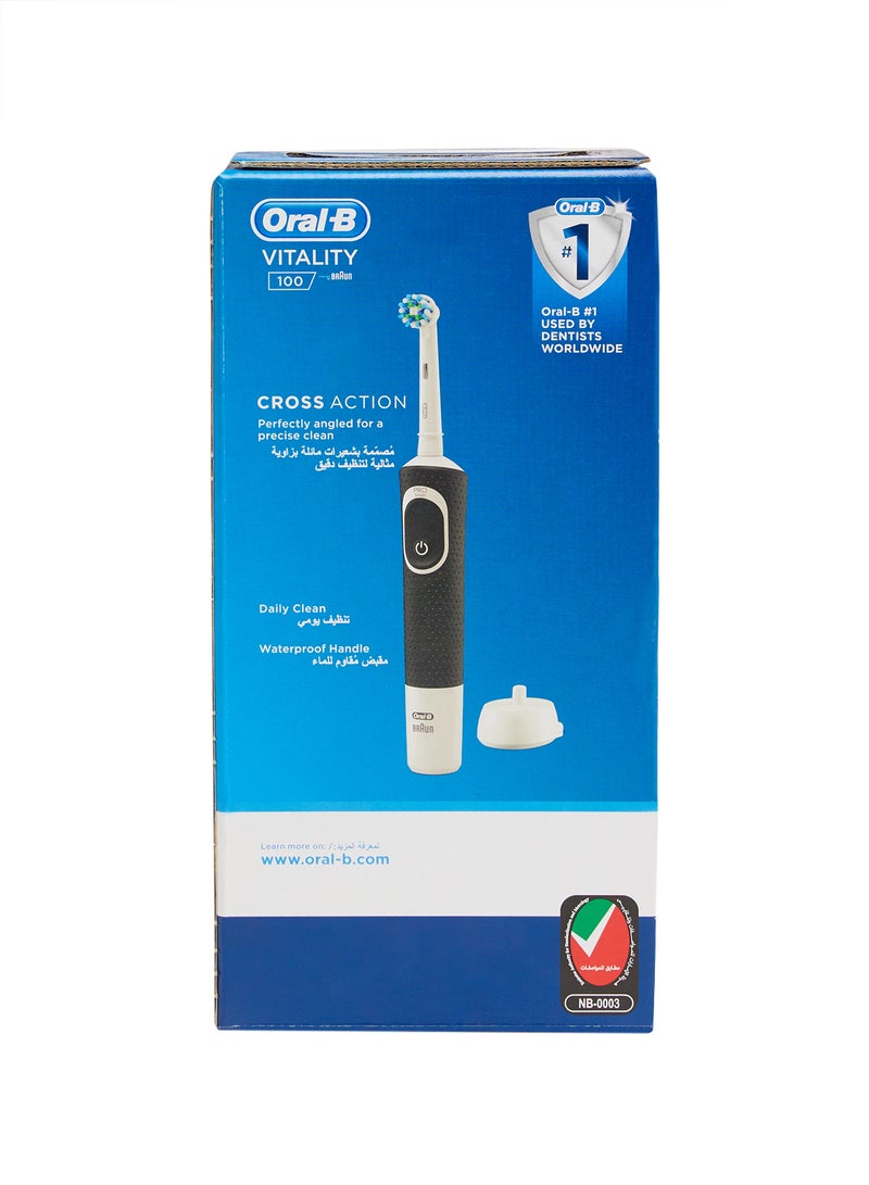 Vitality 100 Electric Rechargeable Toothbrush Black