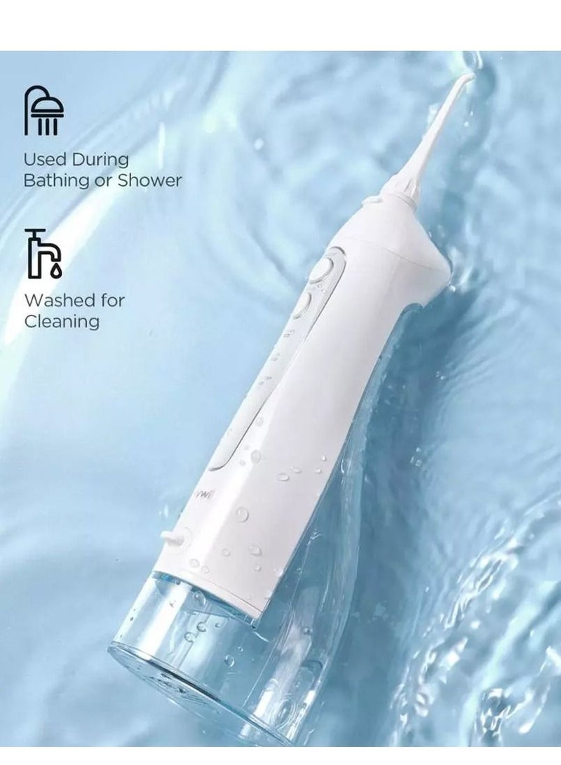 Portable Oral Irrigator USB Rechargeable Dental Water Flosser Jet Irrigator Dental Teeth Cleaner 3 Modes 300ML Set