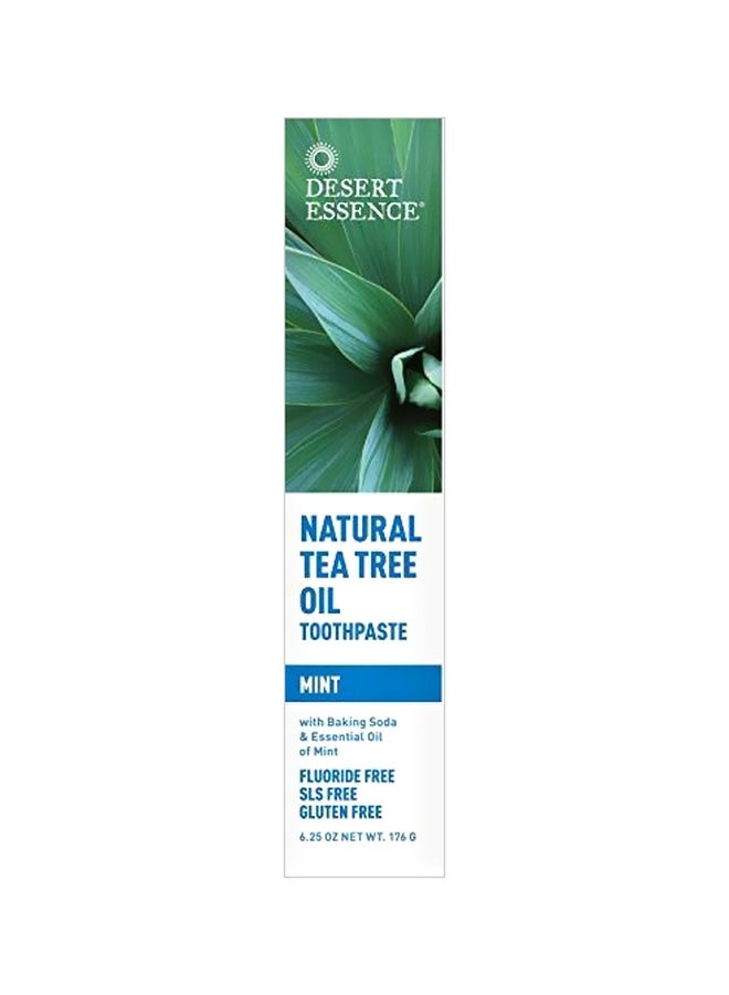 Pack of 2 Natural Tea Tree Oil Toothpaste 176grams
