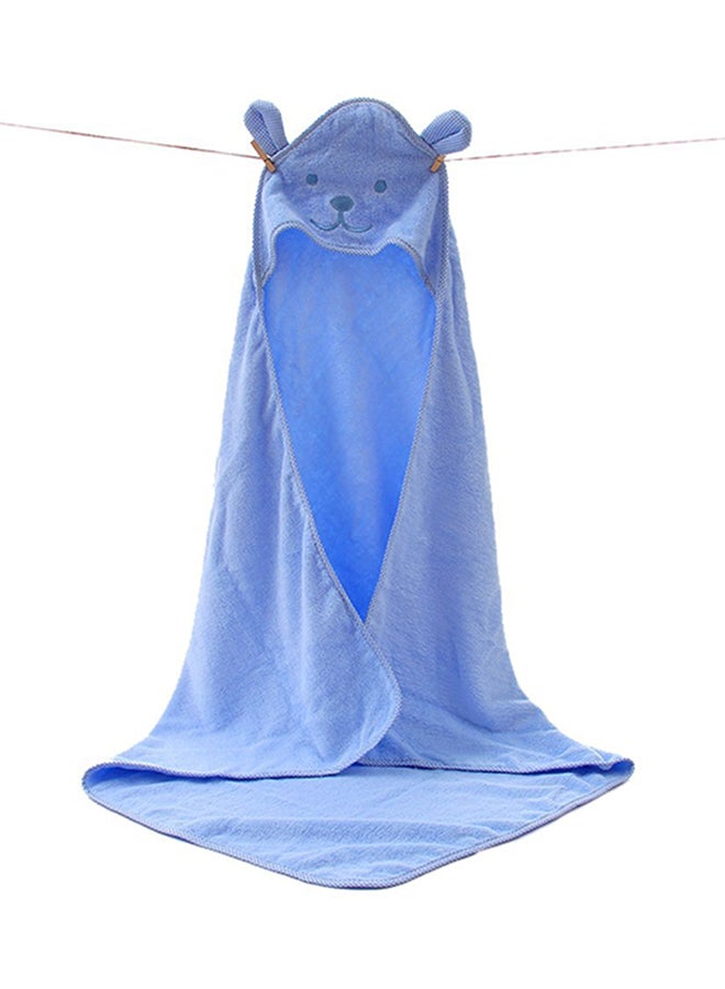 Hooded Bath Towel Blue 90x90cm