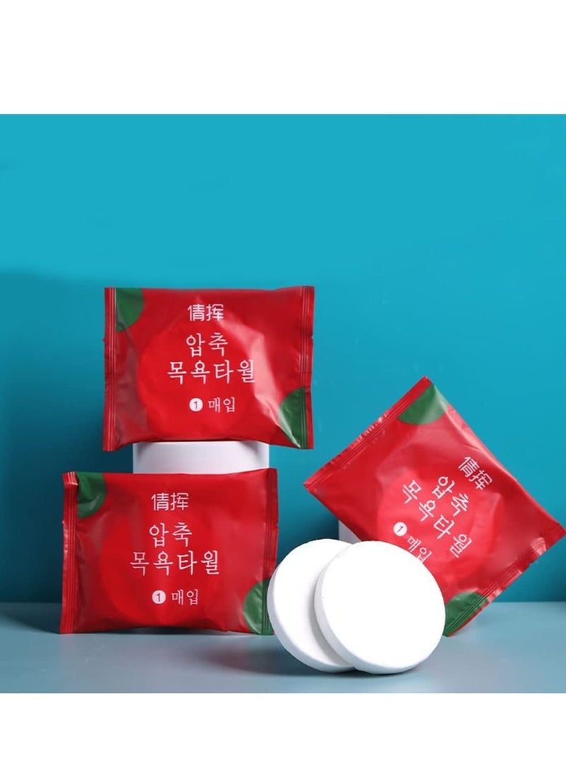 Disposable Bath TowelThicker Style Magic Compressed Bath Towel Large Size Portable Bath Washcloth Reusable for Travel Camping Hiking Outdoor Sports Beauty Salon27.6in*55in 5 Pieces