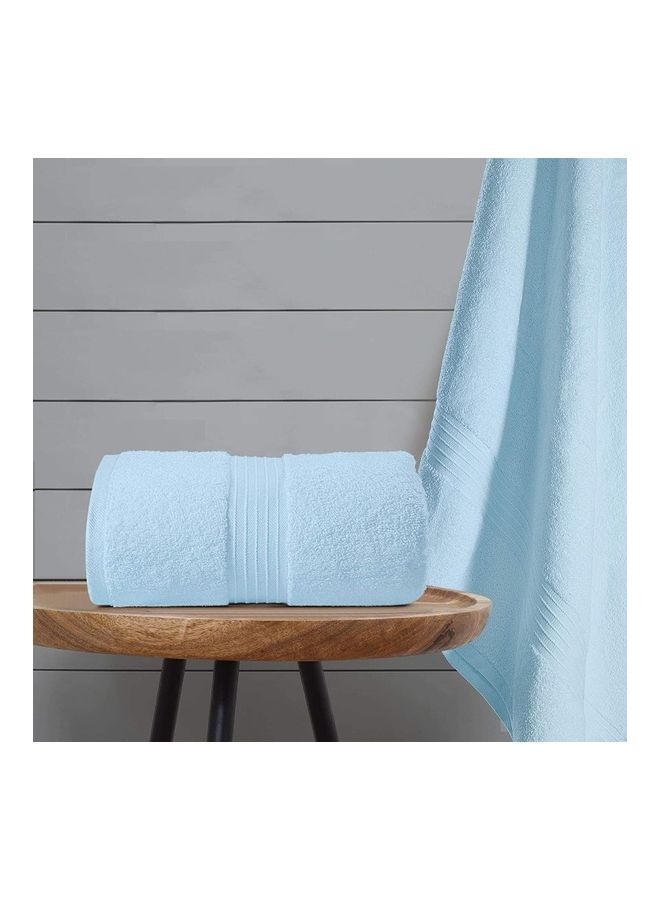 Bliss Casa 2-Piece Bath Sheets, 100% Combed Cotton 550 GSM Superior Quality Towels, Quick Dry Highly Absorbent, Thick, Soft and Hotel Bathroom Towels for Bath and Spa 90x180 cm Light Blue 80x190cm