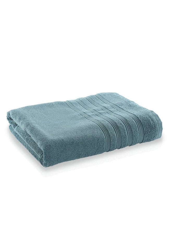 Ritzy Cotton Bath Sheet, Blue - 90X150 Cms