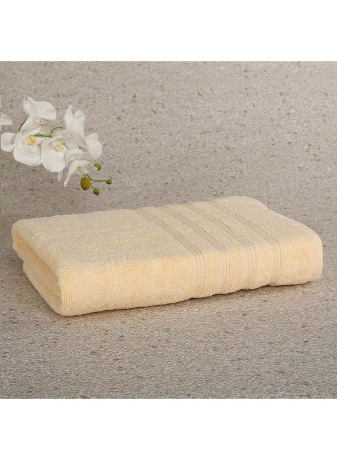 Ritzy Cotton Bath Sheet, Butter - 90X150 Cms